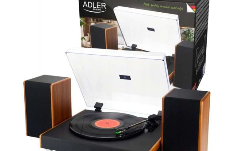Грамофон ADLER AD 1915, Bluetooth USB, стерео, кафяв, 7-12 инча