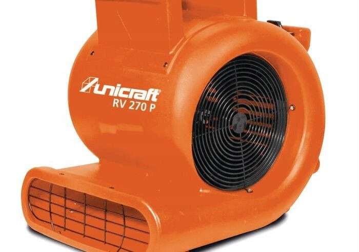 Радиален вентилатор Unicraft RV 270P 800W 495x490x470mm черен
