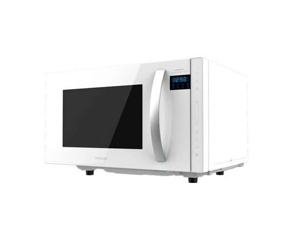 Микровълнова фурна Cecotec GrandHeat 2300 Flatbed Touch, 800 W, 23 л, Бял
