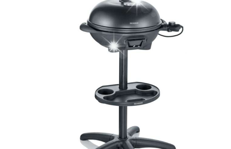 Електрически грил Severin PG8541, 2000W, черен, 42x83x58см