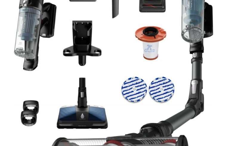 Вертикална безжична прахосмукачка Tefal X-Force Flex 14.80, мощност 240 AW, функция моп, 650 мл, 1,8 кг