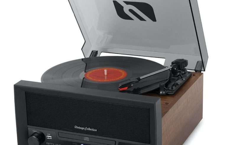 Грамофон MUSE MT-112 MB, Bluetooth, USB, кафяв, 343x171x324 мм