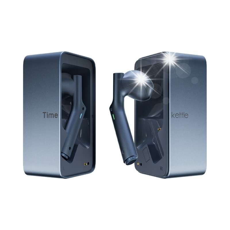 Слушалки преводачи Timekettle W4 AI, сини, 66,6×54,3×33,9мм