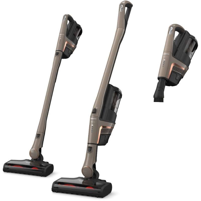 Вертикална прахосмукачка Miele Triflex HX2 125 Edition, 3 в 1, 25.2 V, 192 W, Електрическа четка, Кашмир сив