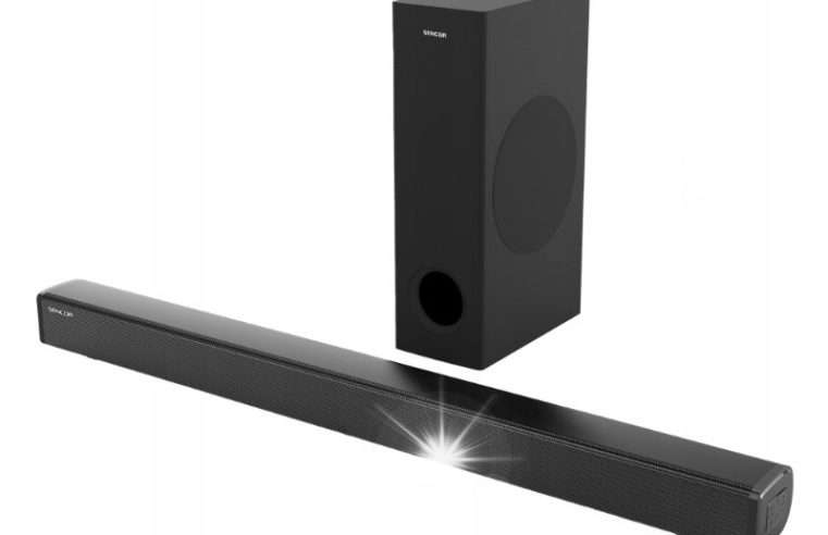 Саундбар 2.1 Sencor SSB 5500BW, безжичен субуфер, 160W, 3D стерео, 810x82x63mm