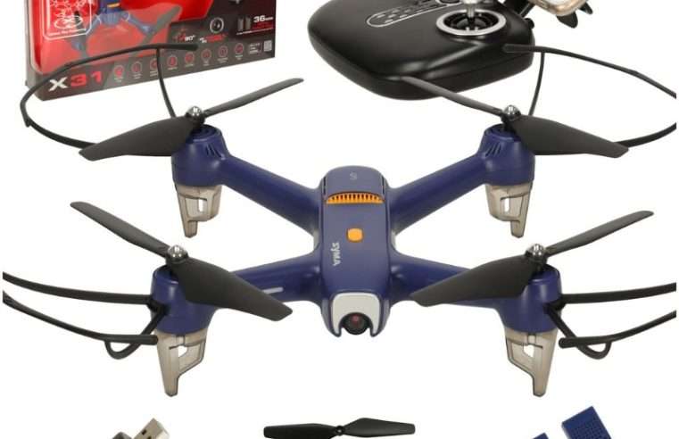Дрон Luka Syma X31, Дистанционно, HD камера, GPS, 5G, 34x34x7cм, Пълен комплект