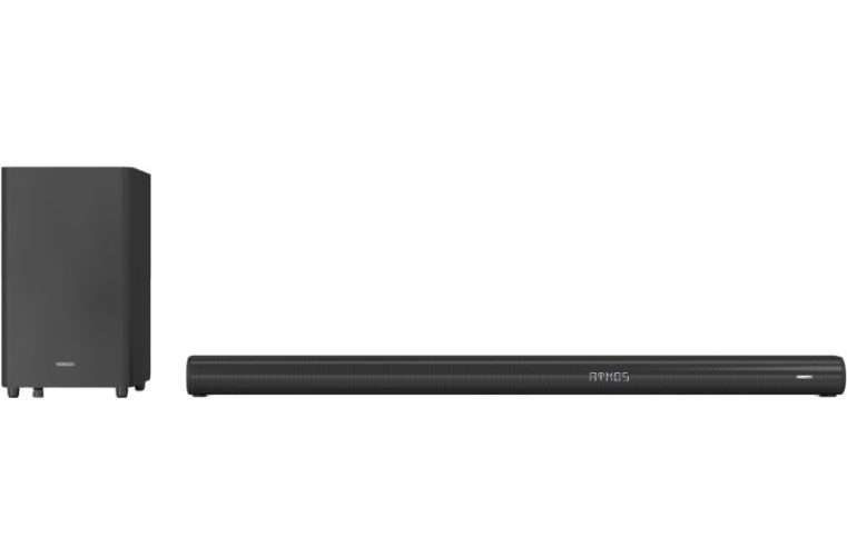 Soundbar Horizon Acustico HAV-H8700, 5.1.2, Dolby Atmos, 380W, Subwoofer Wireless, Черен
