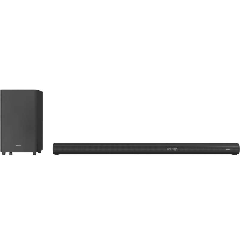 Soundbar Horizon Acustico HAV-H8700, 5.1.2, Dolby Atmos, 380W, Subwoofer Wireless, Черен