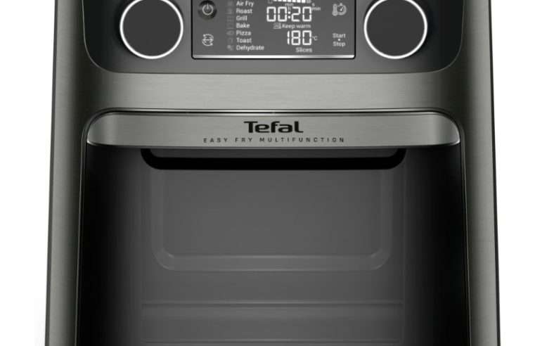 Фритюрник с горещ въздух Tefal FW5558E0, 15 л, LCD екран, 9 програми, технология за изключително хрупкави храни, черен