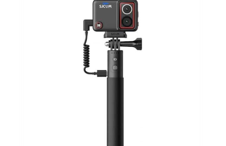 Спортна видеокамера SJCAM SJ30 Dual Lens 8K въртящ се екран 2.51″ 48MP 7ч включен селфи стик