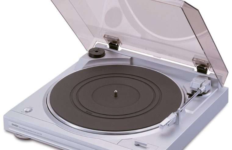 Грамофон Denon DP-29F автомат, алуминий, сребрист