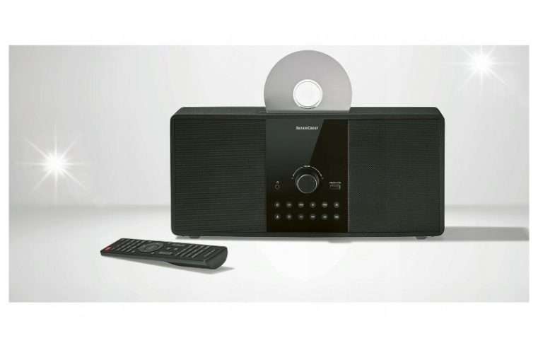 Мини аудио система SilverCrest, CD, USB, DAB+, Bluetooth, 36,6×11,8×17см