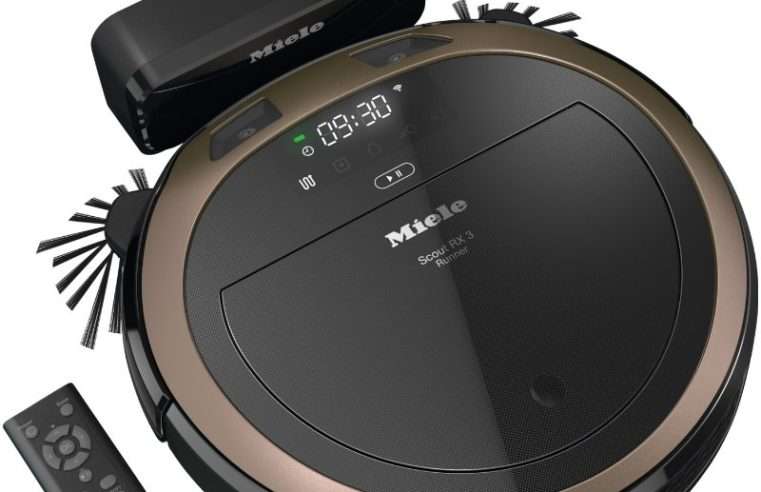 Робот прахосмукачка Miele Scout RX3 Runner, 30W, Система за навигация 3D, 71 dB, Контейнер за прах 0.4 л, Автономия 120 мин, Бронз