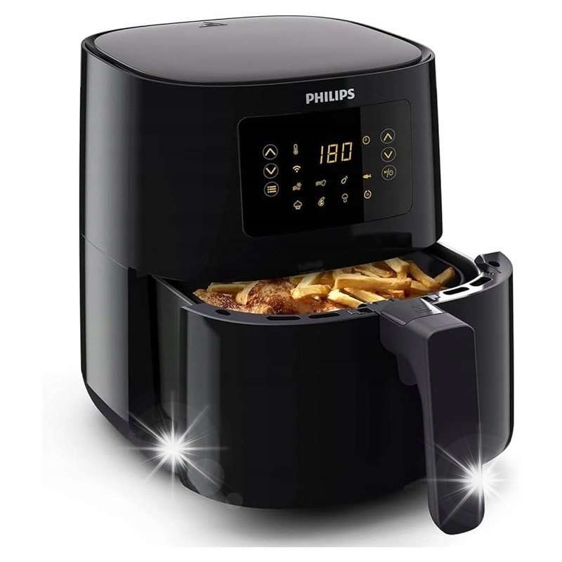 Фритюрник Philips HD9255/90, 1400W, 4.1л, черен, 13 функции