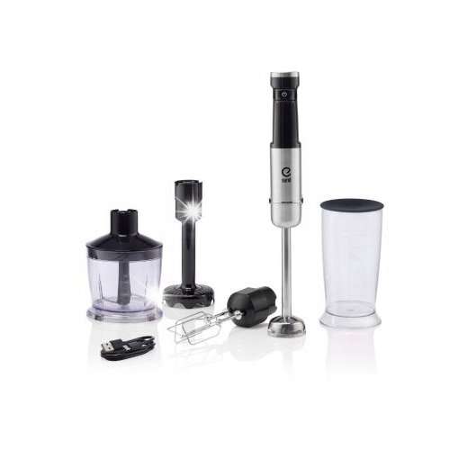 Ръководство за миксер EUREL PREMIUM MP94, безжичен, 4 в 1, черен и сребрист, 200 W, 800 ml