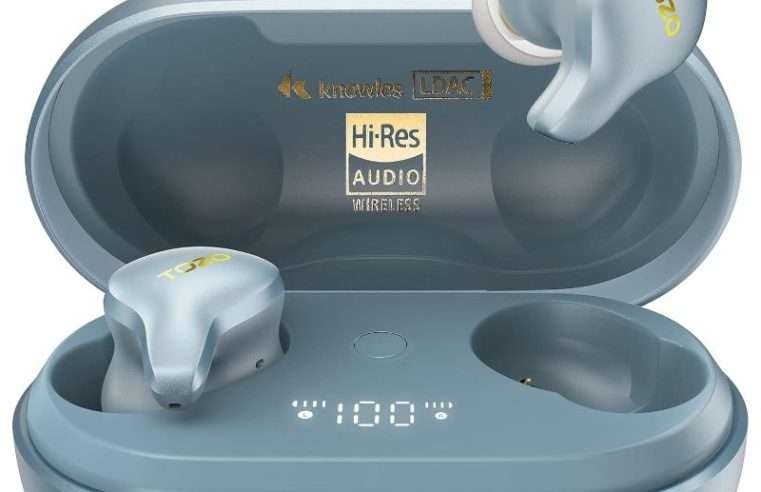 Bluetooth слушалки TOZO X1, Hi-Res LDAC аудио, 42dB шумопотискане