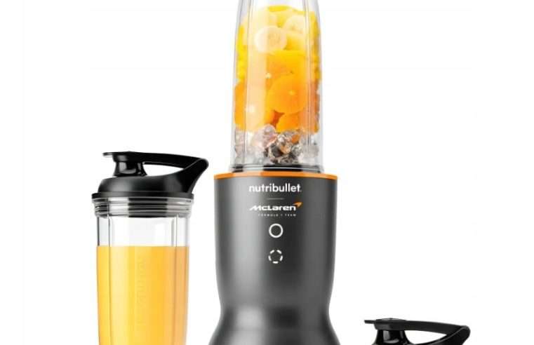 Персонален блендер NutriBullet McLaren F1 Team 1200W, 700мл+900мл, сиво-оранжев