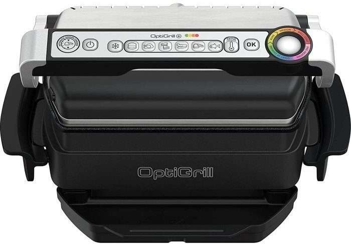 Електрически грил TEFAL OptiGrill+ GC714D черен компактен