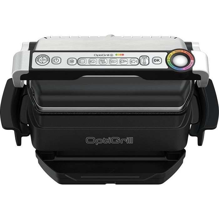 Електрически грил TEFAL OptiGrill+ GC714D черен компактен