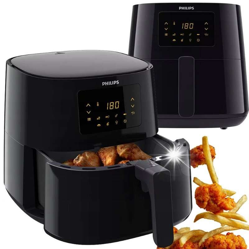 Фритюрник Philips Airfryer Essential HD9270/90, 7 програми, 5 порции, 403x315x307mm, черен