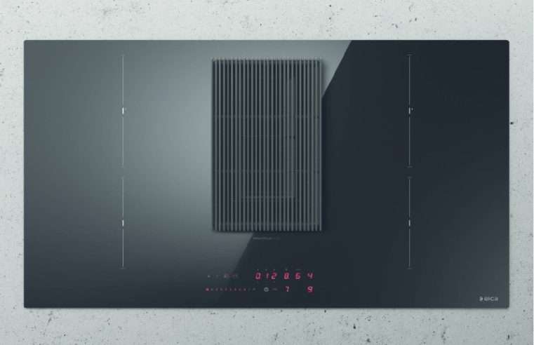 Индукционен котлон с вграден аспиратор ELICA NikolaTesla Prime S BL/A/83, 620 m³/h, 83 см, PRF0182322