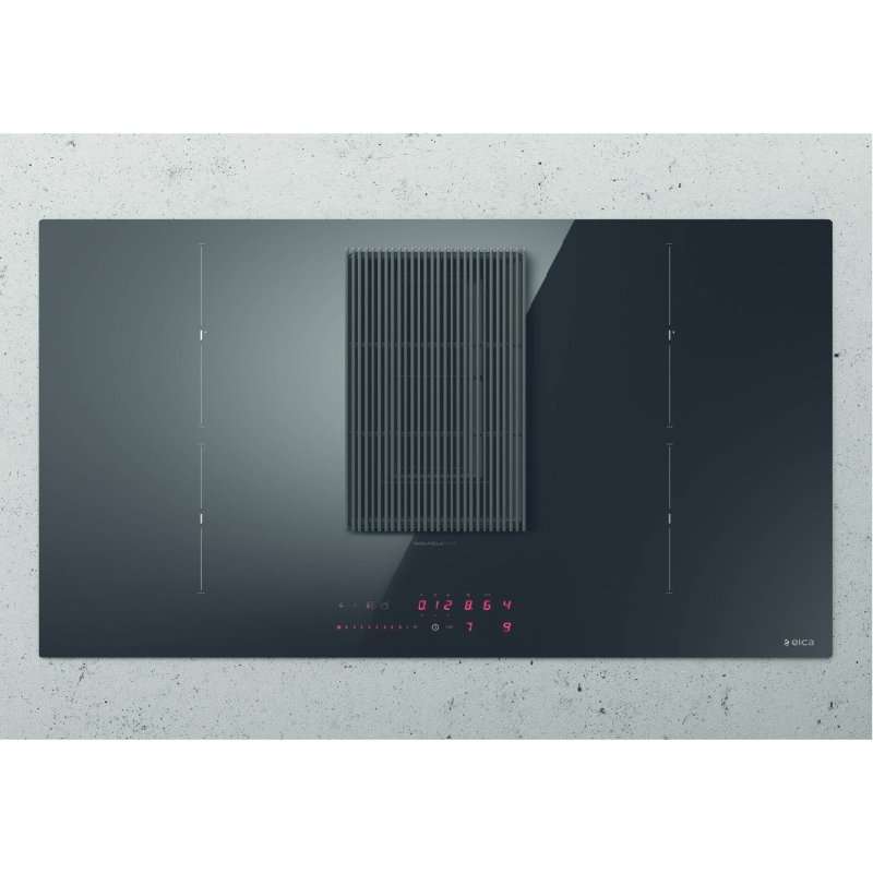 Индукционен котлон с вграден аспиратор ELICA NikolaTesla Prime S BL/A/83, 620 m³/h, 83 см, PRF0182322