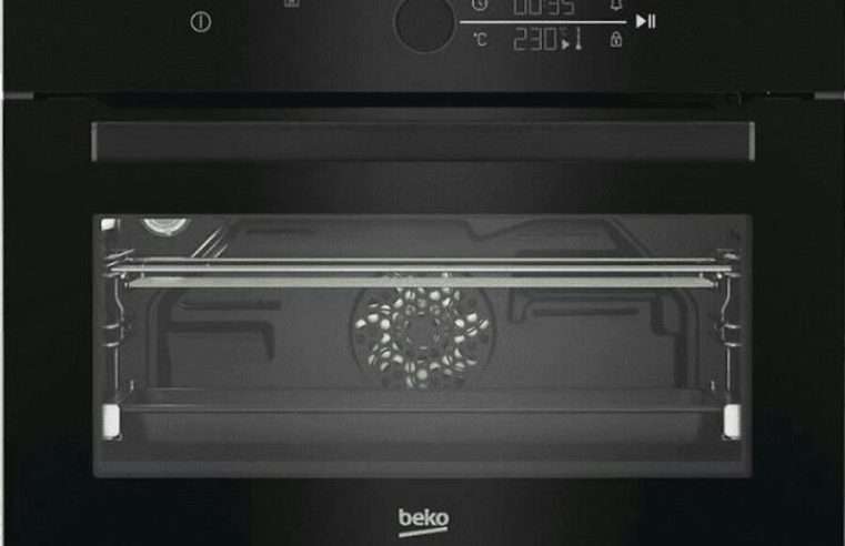 Вградена електрическа фурна Beko BBCM17400B, 48 L, 59.4 см, клас A+, Черна