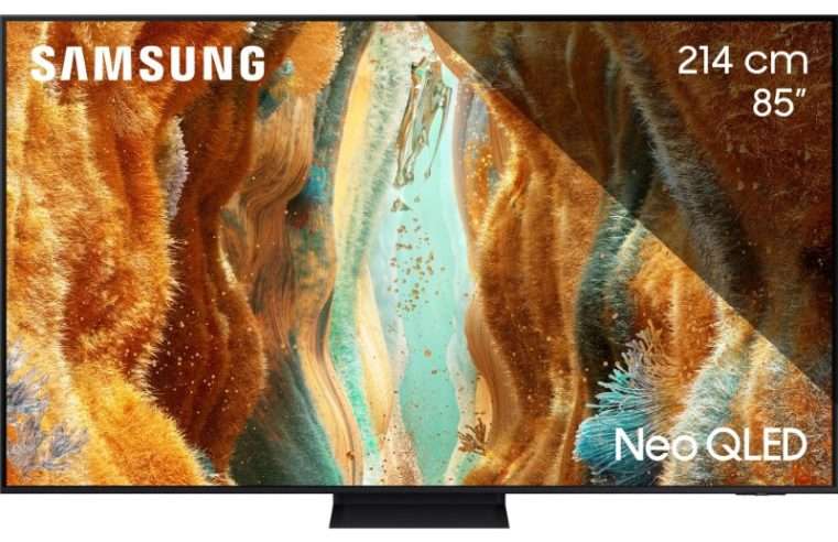 Телевизор SAMSUNG Neo QLED 85QN70F, 85″(214 см), Smart, 4K Ultra HD, 100 Hz, Клас E (Модел 2025)