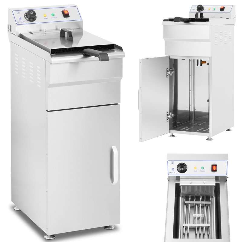Електрически фритюрник RCKF-16ESH, 16L, 6000W, 200C