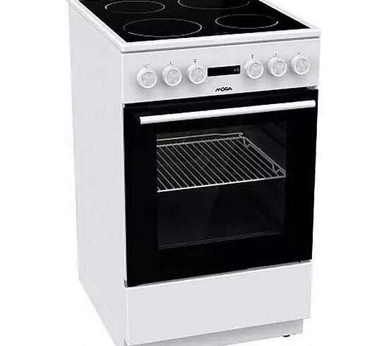 Готварска печка Mora C 2240 CW бяла 4 керамични зони 59x95x72см