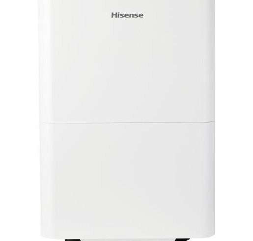 Изсушител за въздух Hisense D20HW, 4,2л, Wi-Fi, 30-80% влажност, 350x500x248мм, бял