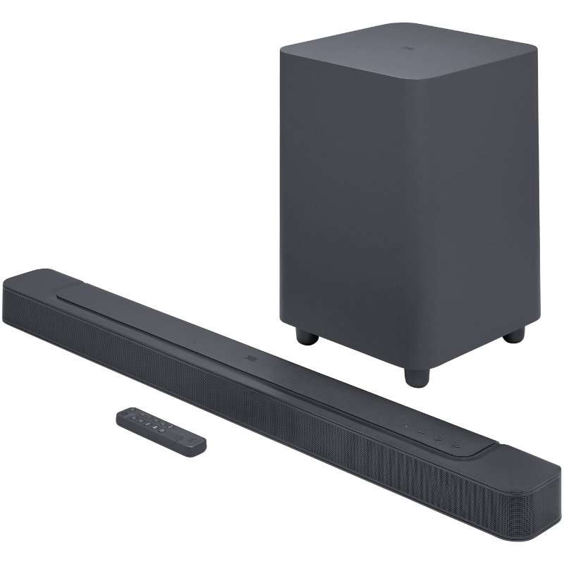 Soundbar JBL BAR 500, 5.1, 590W, Multibeam, Dolby Atmos, Wi-Fi, AirPlay, Черен