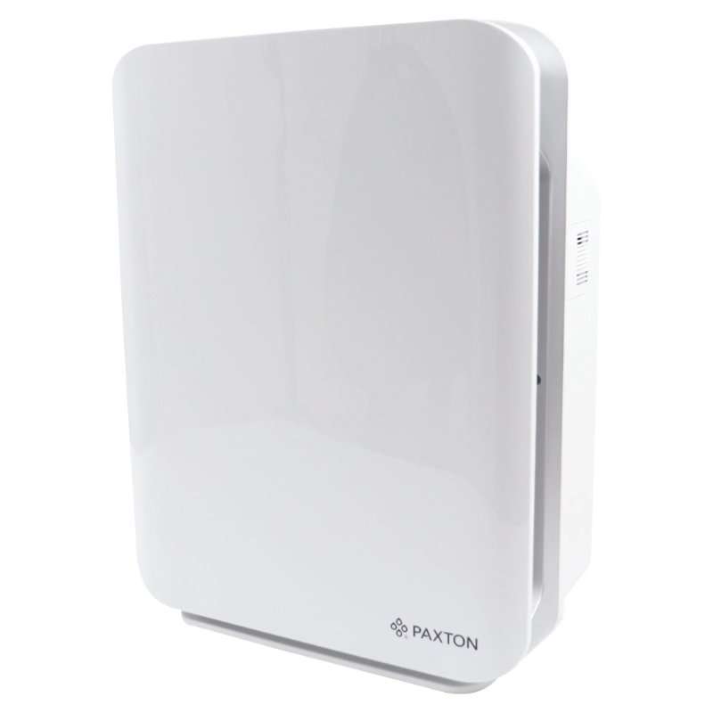 Пречиствател за въздух Paxton PA – 390UT, 390 куб.м/ч, 71 W, покривна площ 48 кв.м, 3 степени, таймер, UV светлина, HEPA филтър, бял