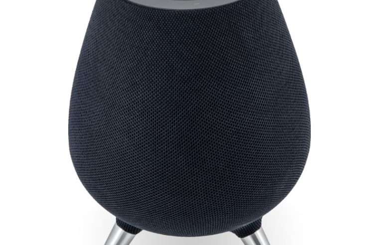 Тонколона, активна, Bluetooth, 360° Electromures Sonora EM 1030, захранване от мрежата AC, 7 оригинални високоговорителя Harman Kardon, черна