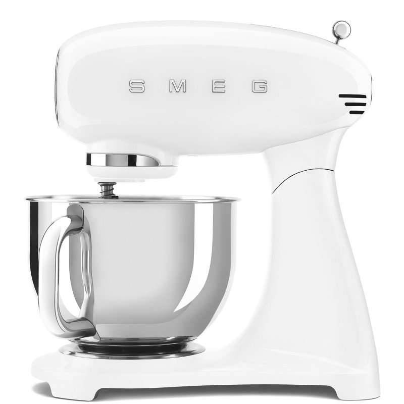 Планетарен миксер SMEG SMF03WHEU 50’s Style, 4.8 л. купа, 800W, Бял