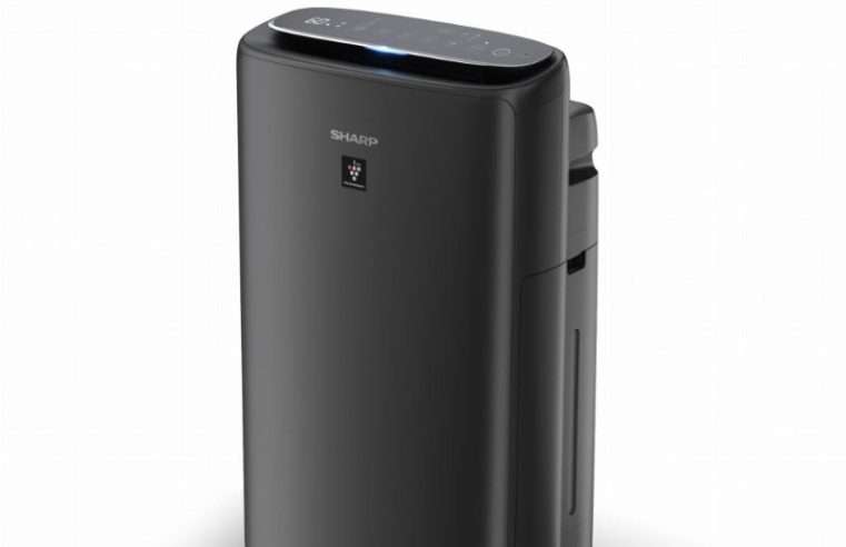 Въздухопречиствател 2в1 Sharp, бял, 306m3/h, 38m2, овлажнител 600ml/h