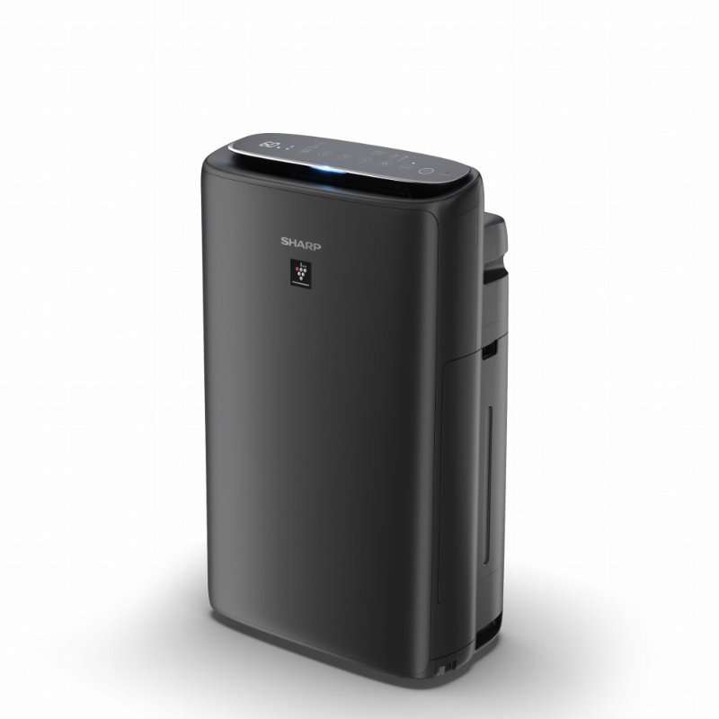 Въздухопречиствател 2в1 Sharp, бял, 306m3/h, 38m2, овлажнител 600ml/h