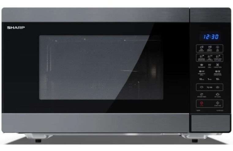 Микровълнова фурна Sharp MC422AE-SB, 42 л, 1000 W, Черна / Сива