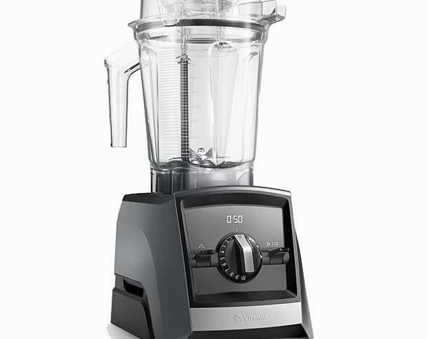 Блендер Vitamix, A2500i Ascent, 1200 W, 2l, Self Detect Technology, 3 предварително зададени програми, Безжична връзка, Цифров таймер, Антрацит