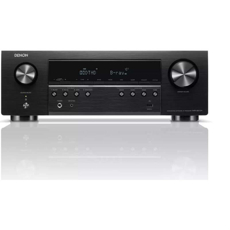 Аудио ресивър Denon AVR-S670H, 8K, Dolby TrueHD, DTS HD Master Audio, черен