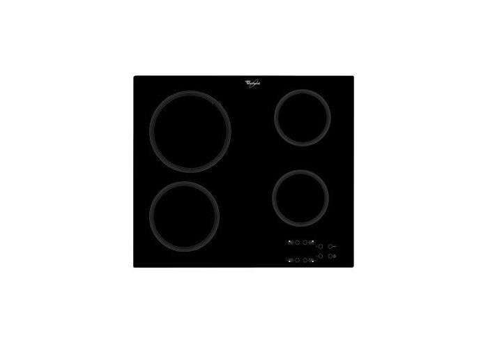 Плот за вграждане Whirlpool AKT 801/NE, 4 зони за готвене, Керамичен, Черен
