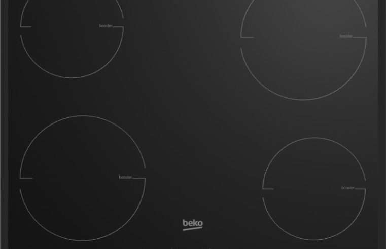 Индукционен плот Beko HII64205MTB, 4 зони, черен, 58x51x5.2см
