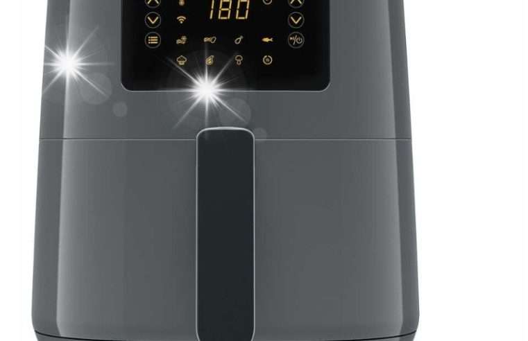 Фритюрник с горещ въздух Philips HD9255, 4,1л, 1400W, сив/черен, 339x359x264мм