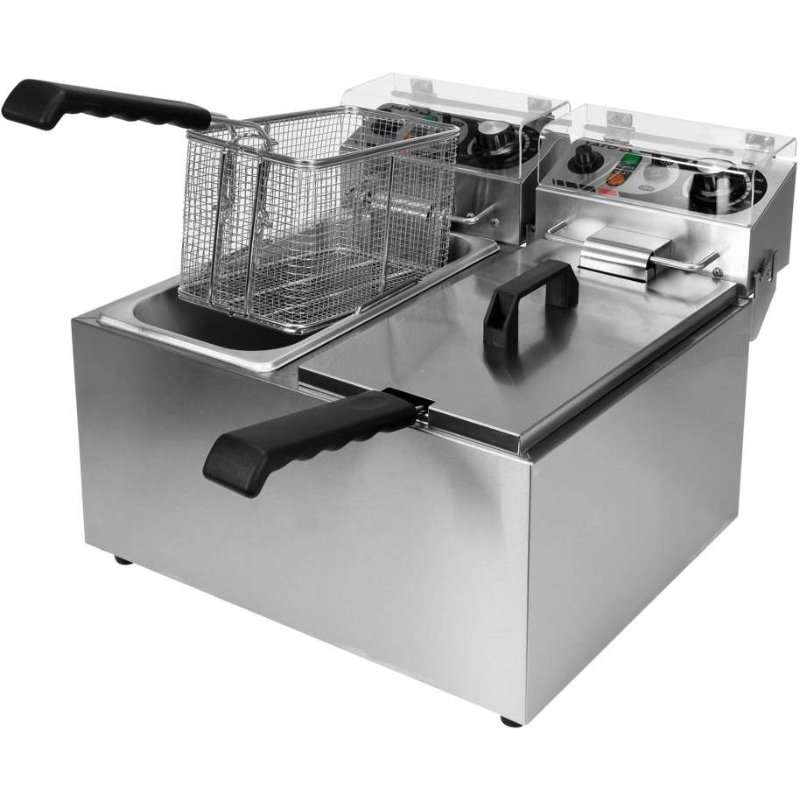 Електрически фритюрник Yato YG-04621, 2 x 5L / 2x 8L
