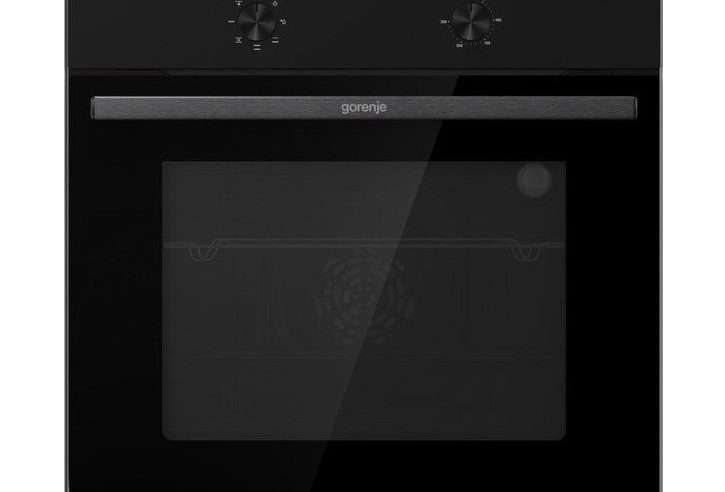 Електрическа фурна Gorenje BO6615E01B, 60л, черна, 59.5×59.5×53см, функция грил, термообект