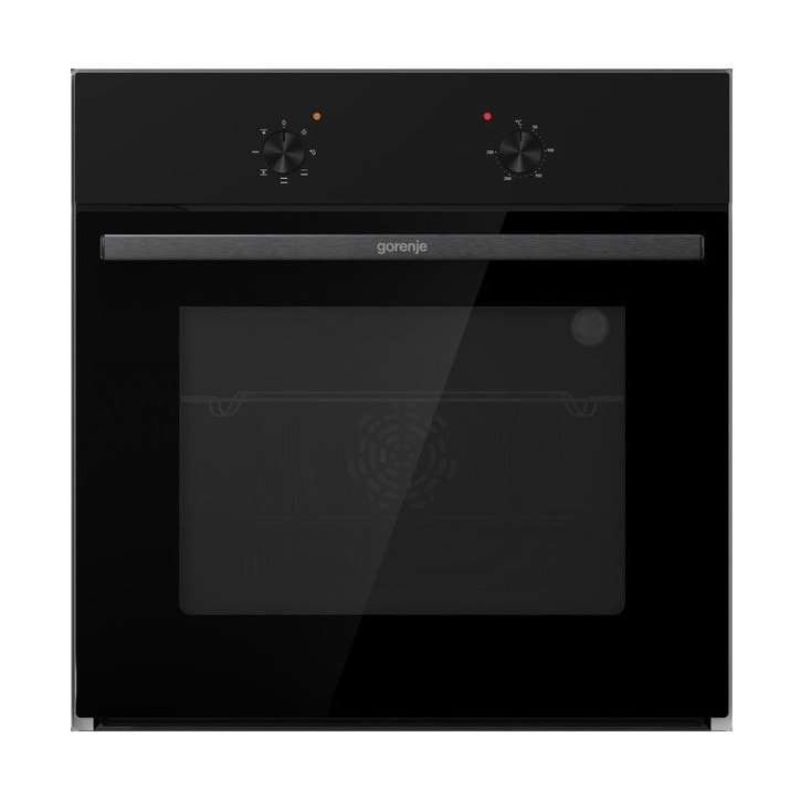 Електрическа фурна Gorenje BO6615E01B, 60л, черна, 59.5×59.5×53см, функция грил, термообект