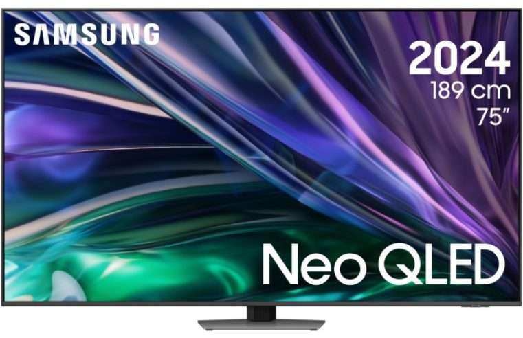 Телевизор SAMSUNG MiniLED Neo QLED 75QN85D, 75″ (189 см), Smart, 4K Ultra HD, 100 Hz, Клас F