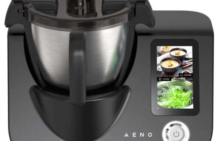 Кухненски робот 20в1 AENO CR1S GastroLab, 1000W, Wi-Fi, 8 програми, 12 степени, 3.5l, Touch screen, Таймер, Черен