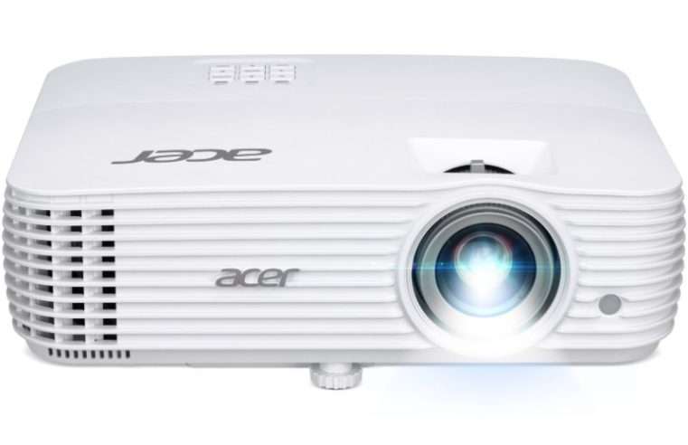 Видеопроектор Acer H6555BDKi, FHD 1920*1080, up to WUXGA 1920*1200, 4500 лумена/3600 лумена ECO, 16:9/4:3, 10.000:1, Wireless dongle, Включен WirelessProjection-Kit (UWA5), DLP 3D ready HDMI, Бял