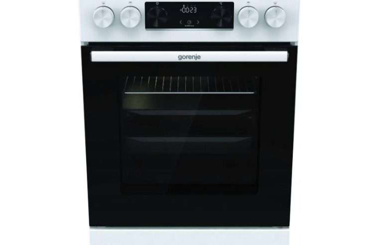 Готварска печка Gorenje GK5C42WH бяла грил AquaClean 50см